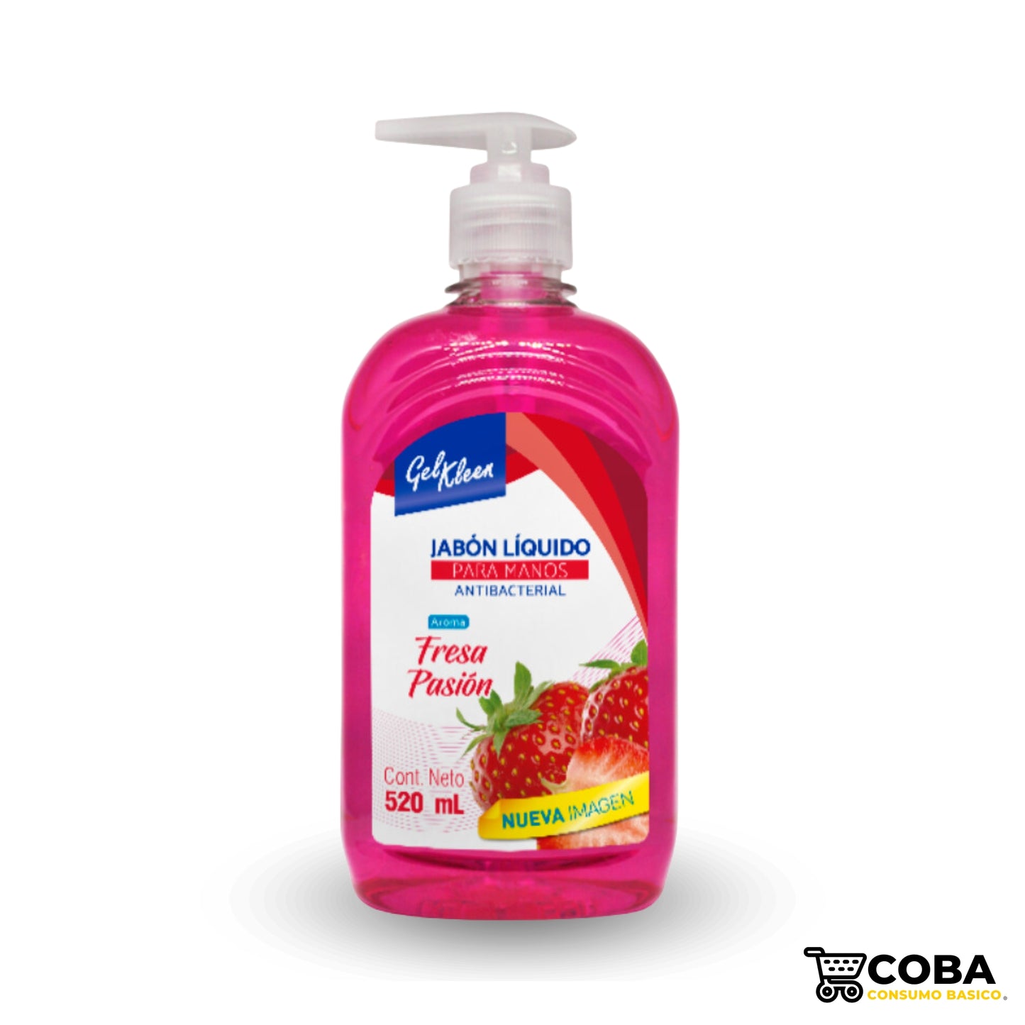 Gel Kleen Jabón Líquido Antibacterial para Manos - 520 ml