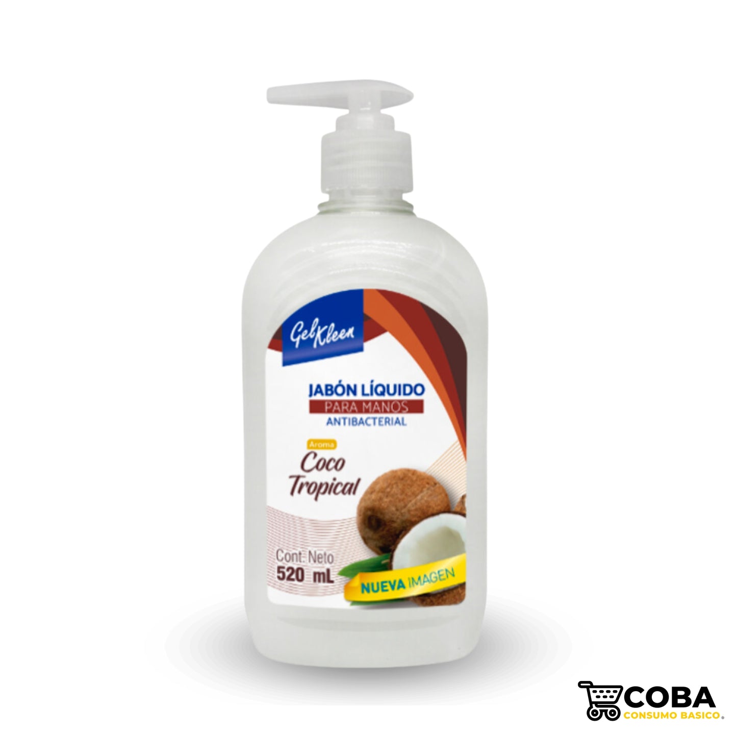 Gel Kleen Jabón Líquido Antibacterial para Manos - 520 ml