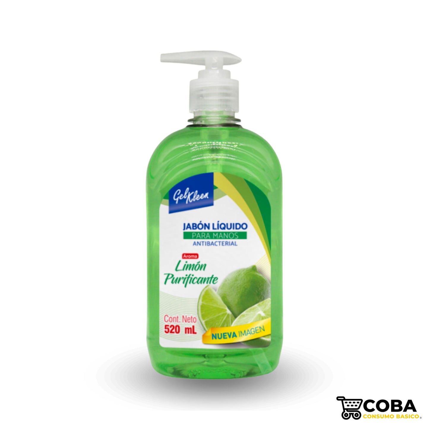 Gel Kleen Jabón Líquido Antibacterial para Manos - 520 ml