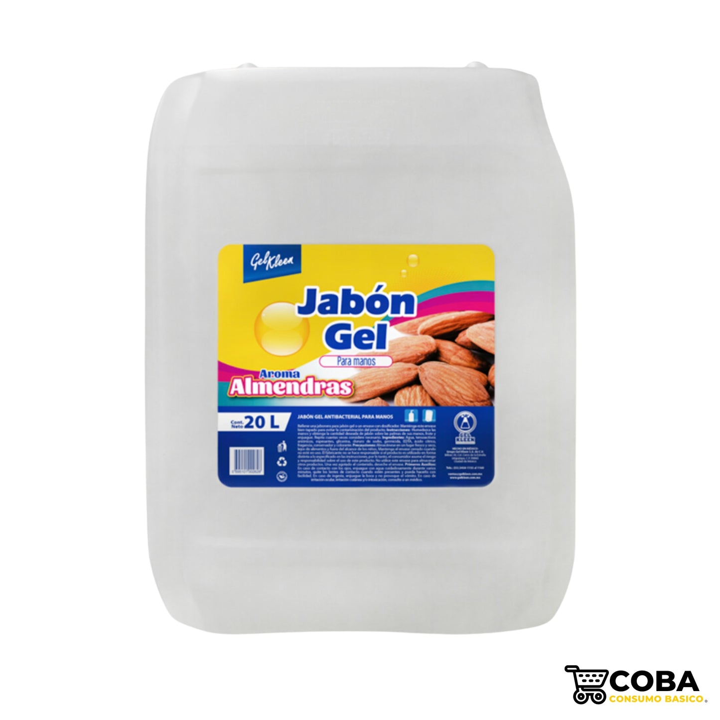 Gel Kleen Jabón Líquido Antibacterial para Manos - 20 L