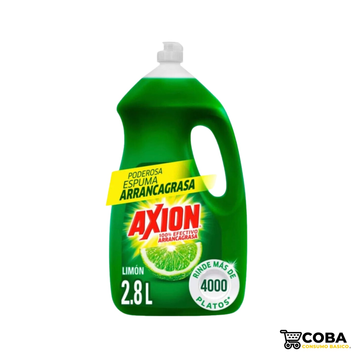 Lavatrastes Axion Limón Líquido 2.8 L