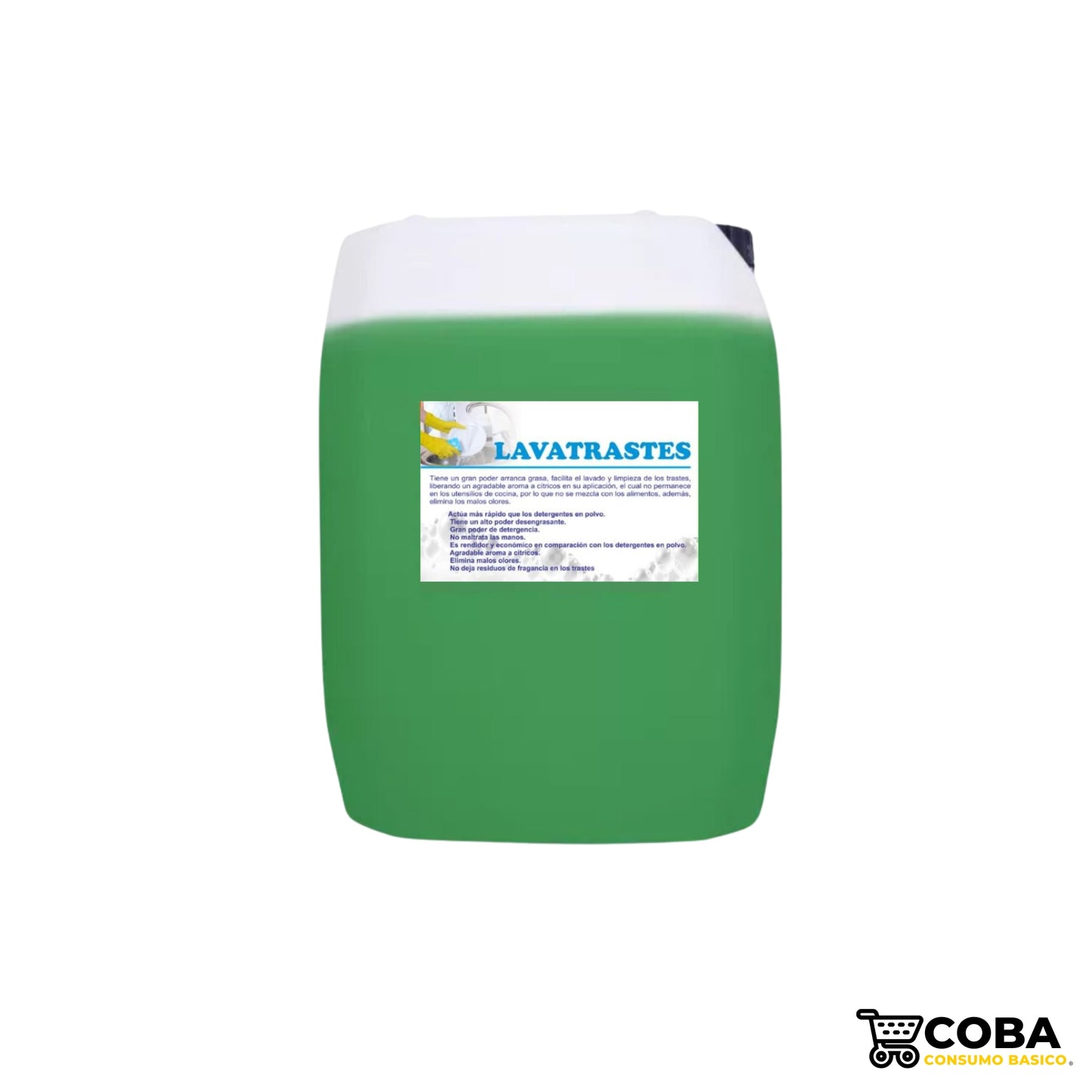 Lavatrastes liquido aroma limón 20 L