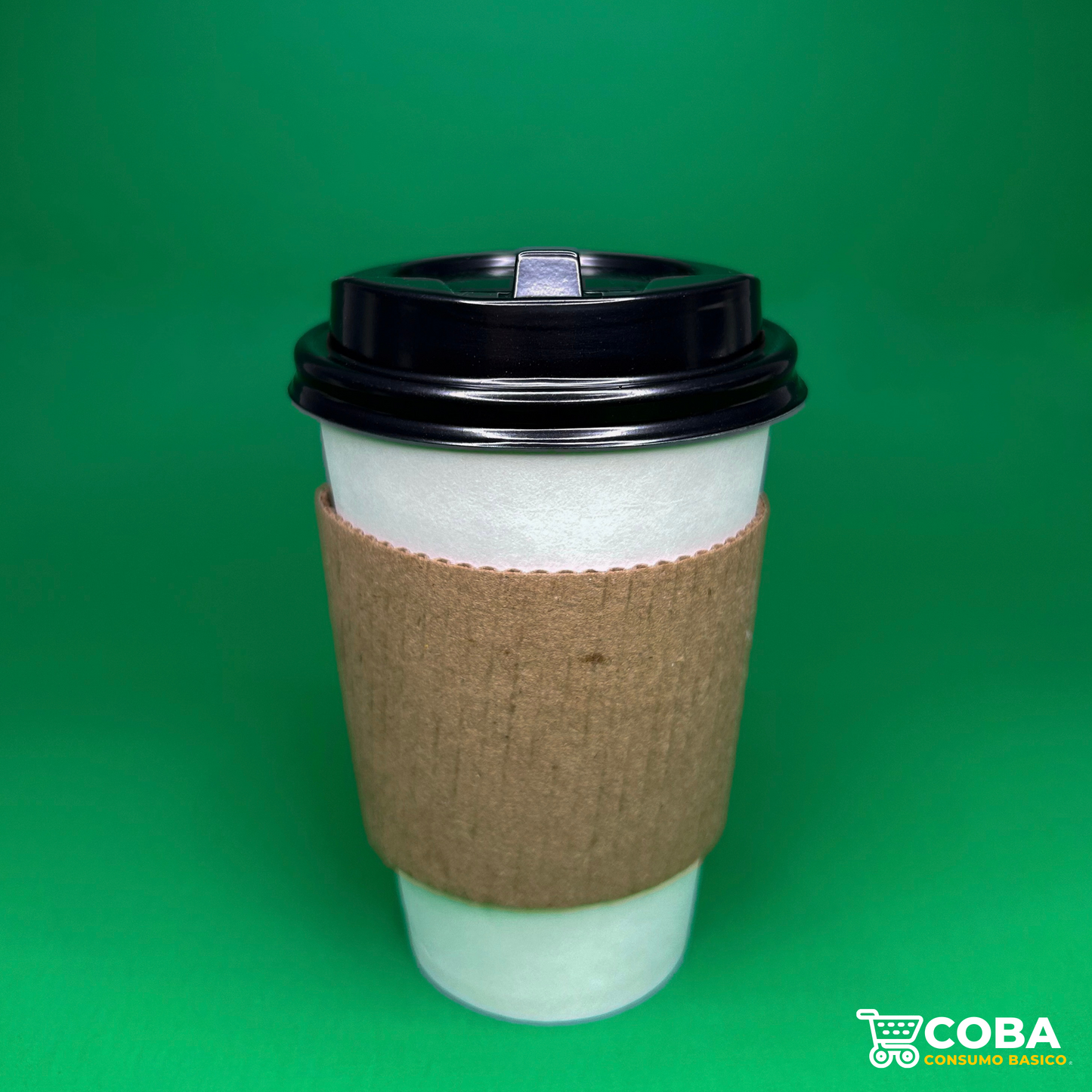 Vaso biodegradable de papel 8 oz.