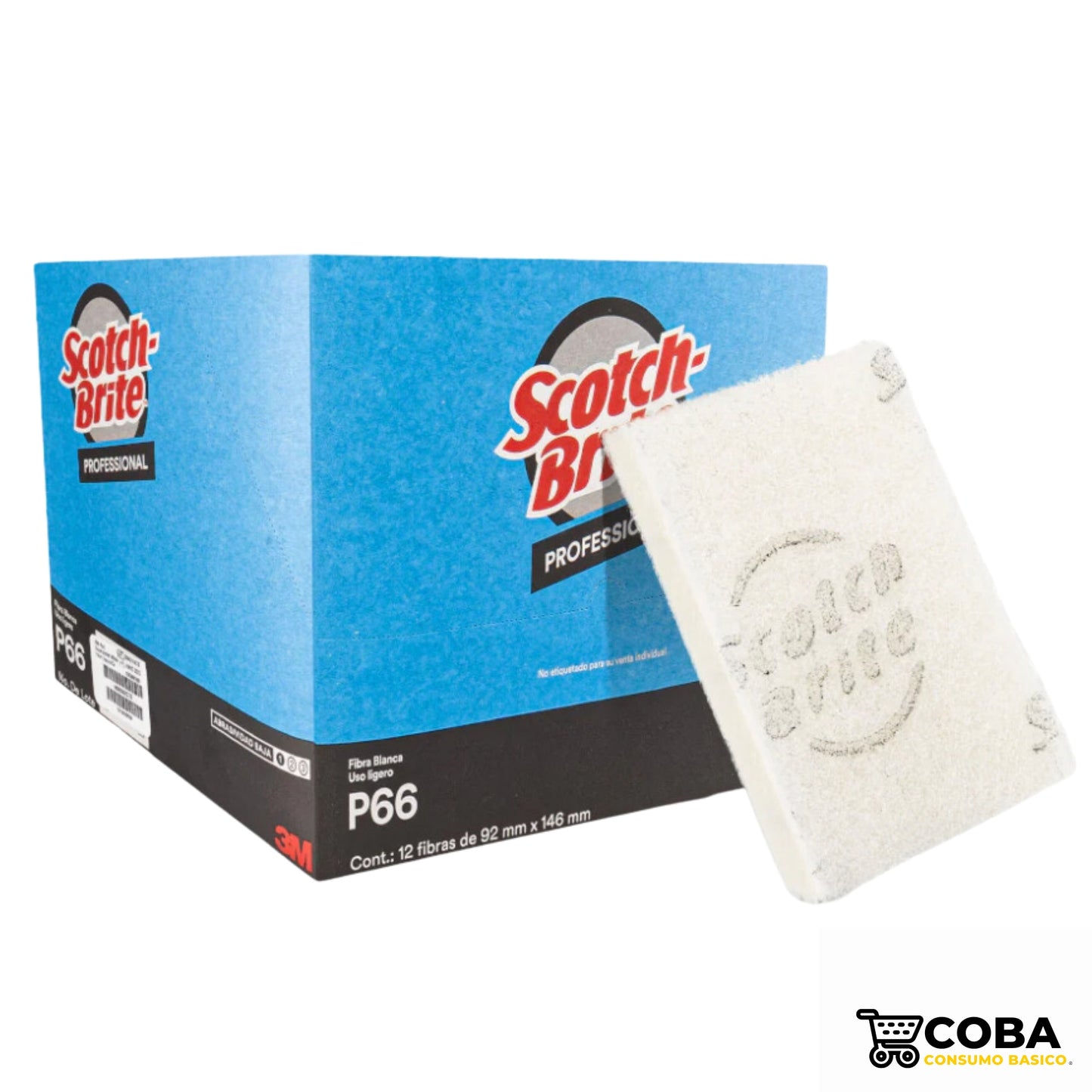 Fibra blanca 3M Scotch Brite - P66.