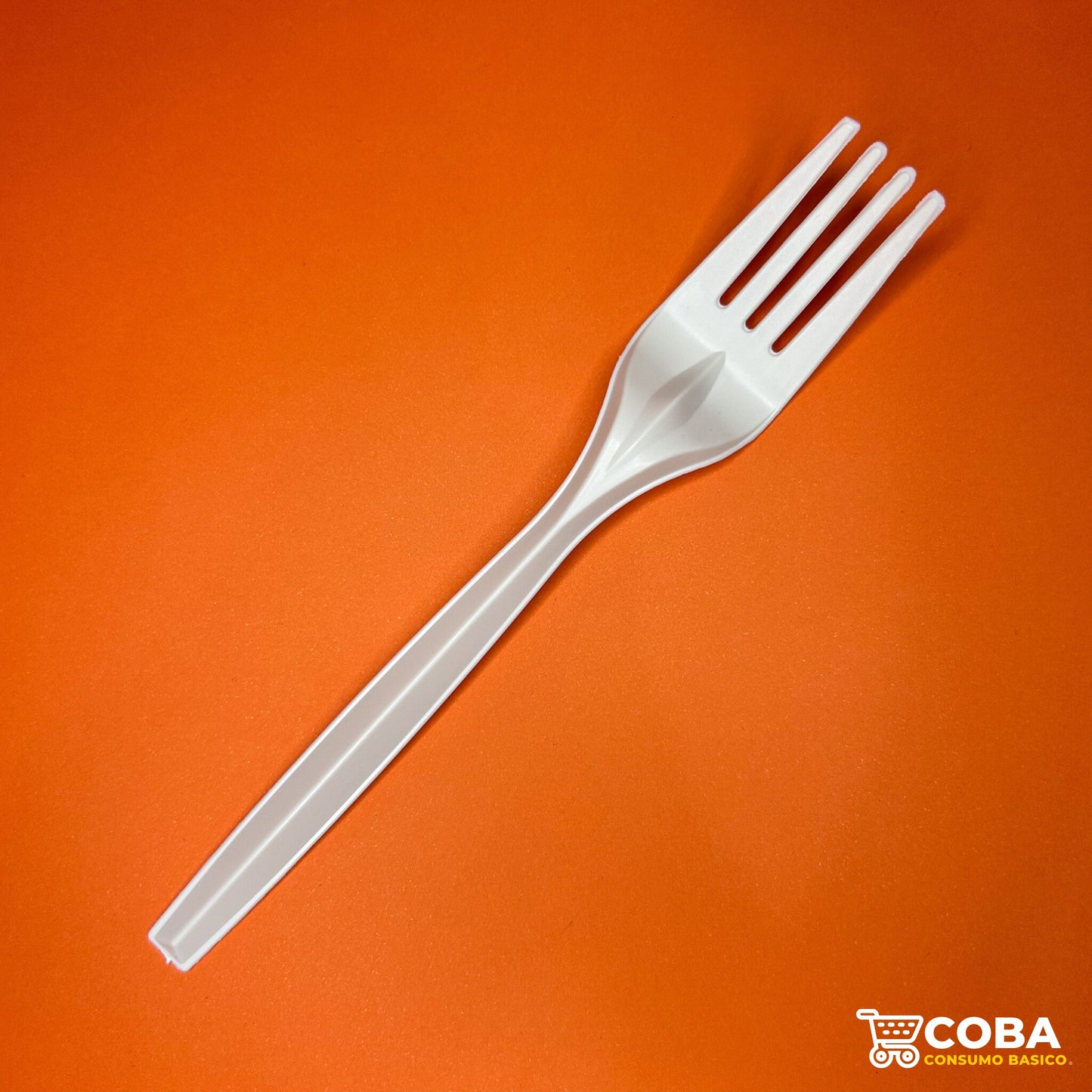 Tenedor de 7" biodegradable de fécula de maíz