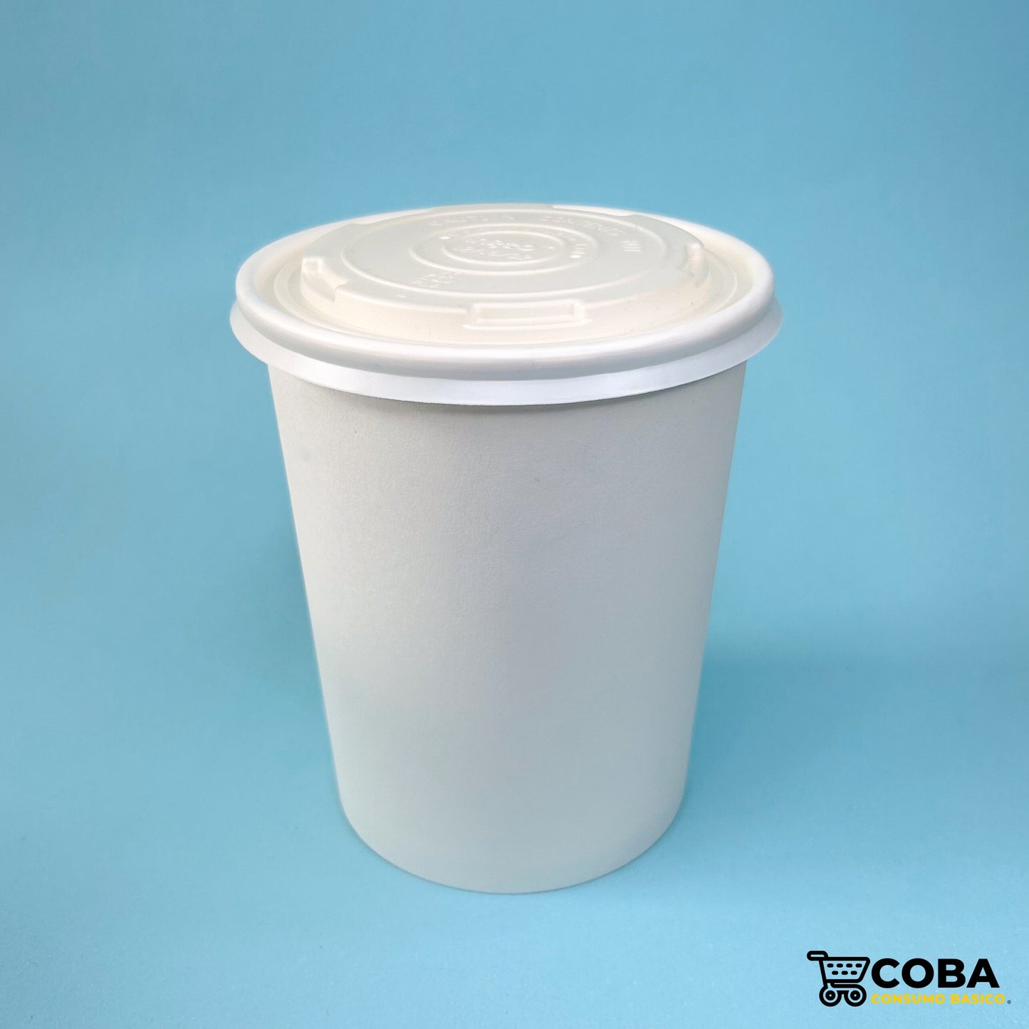 Tapa de PLA para vaso contenedor biodegradable 16/32