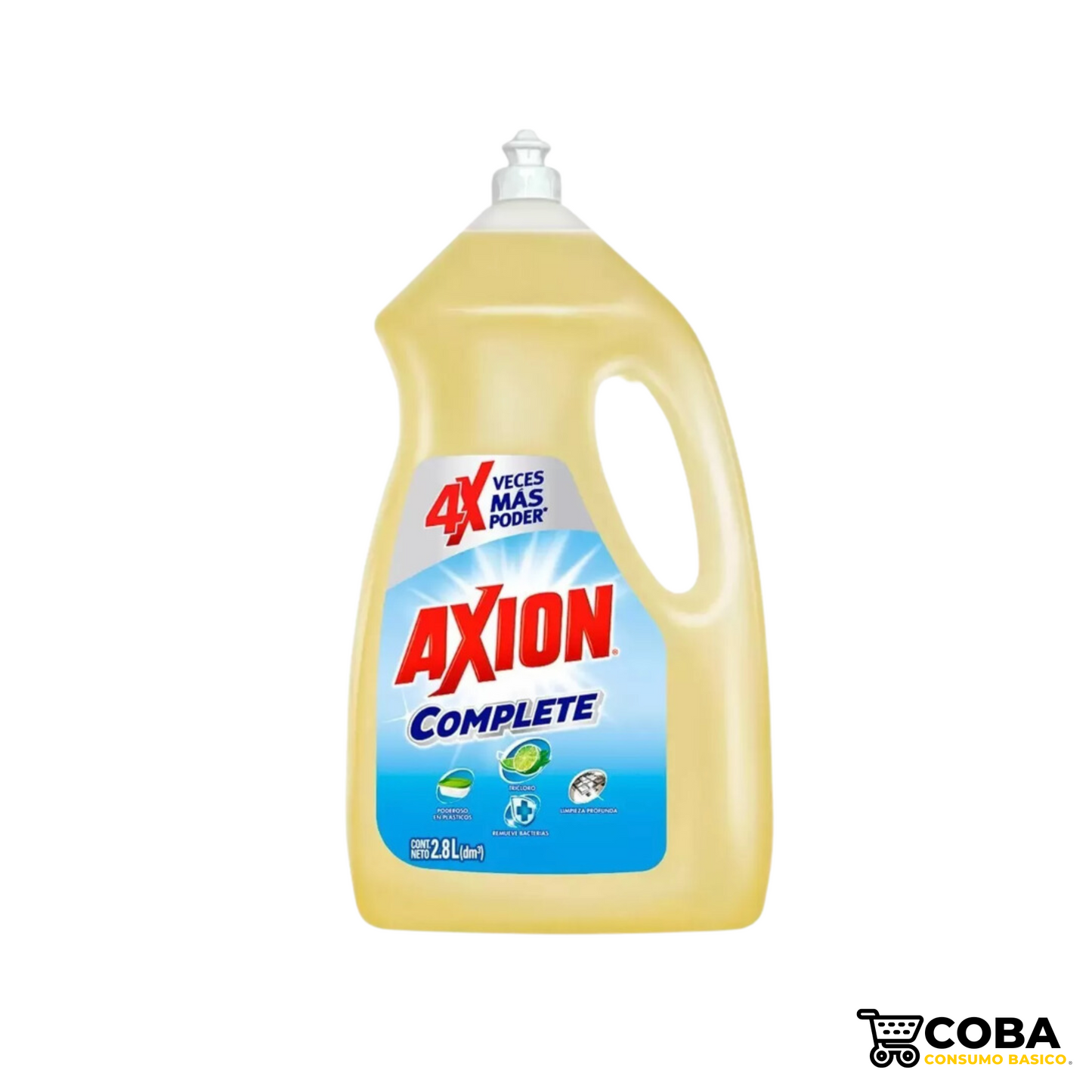 Lavatrastes Axion Tricloro Líquido 2.8 L