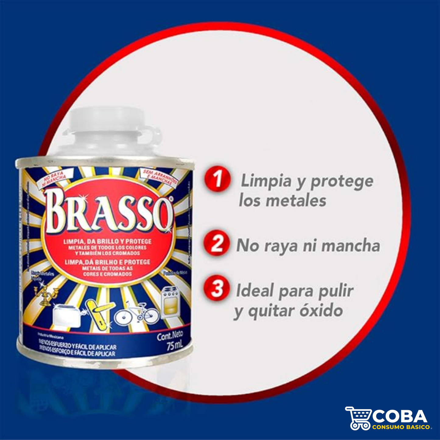 Brasso Limpiador para Metales - 200 ml