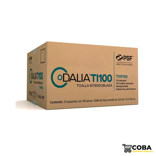 Toallas interdobladas Dalitas con 20 paquetes