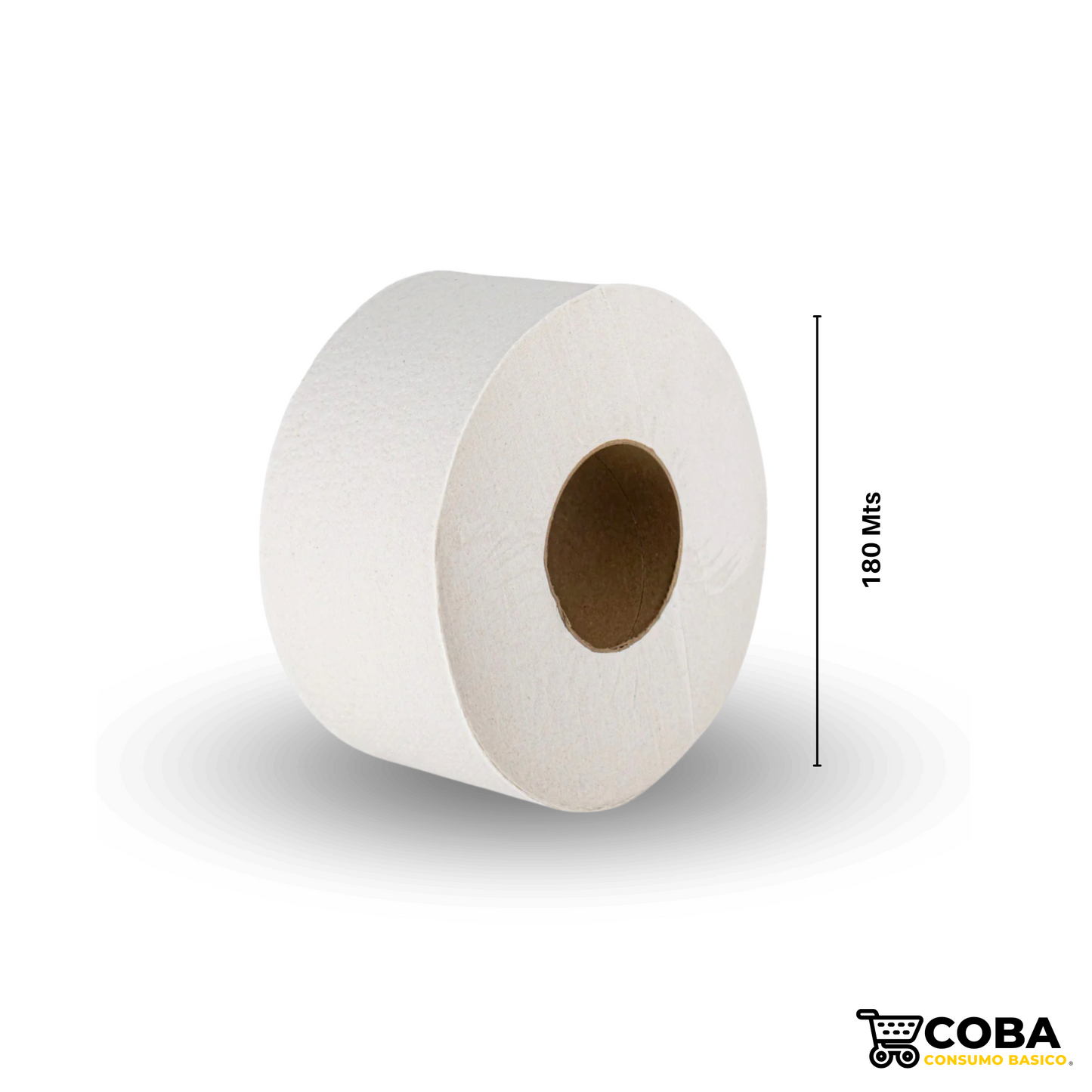 Papel Higiénico Institucional Jr Slip 180 m con 12 Rollos