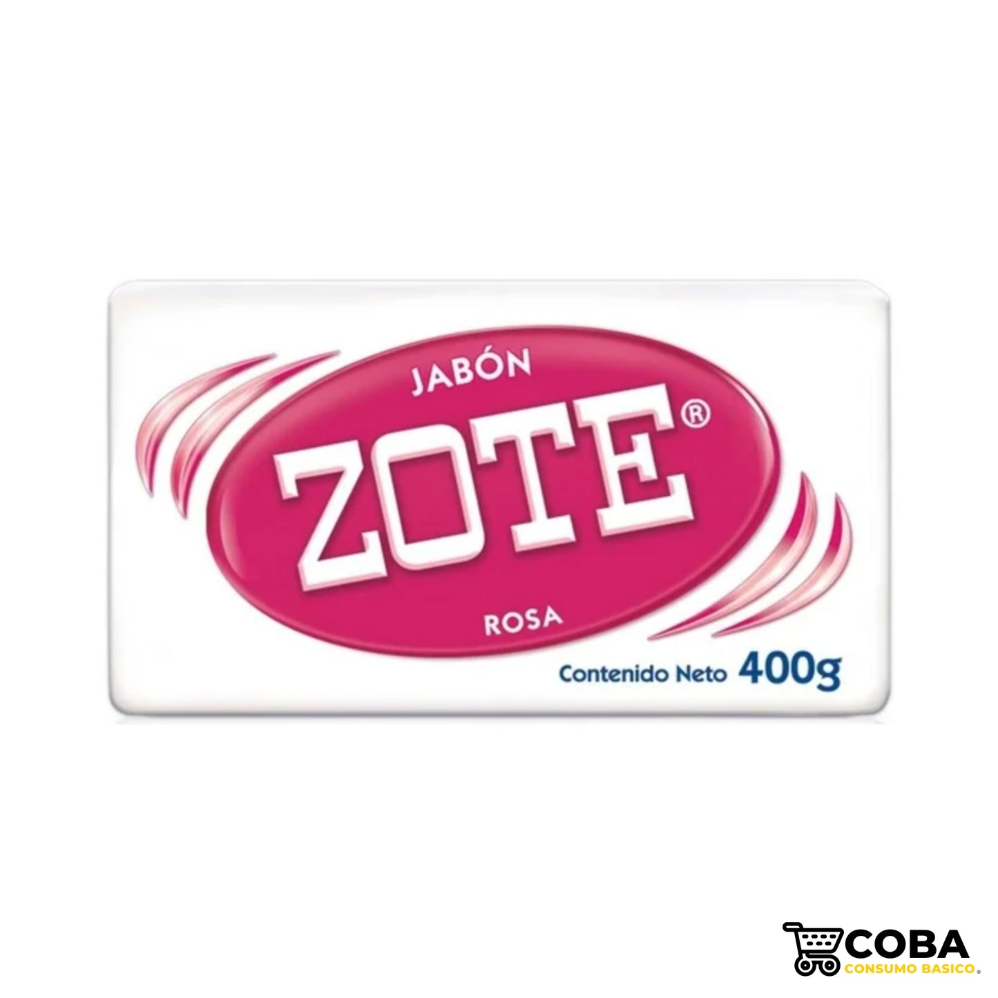 Jabon Zote en barra rosa 400 G